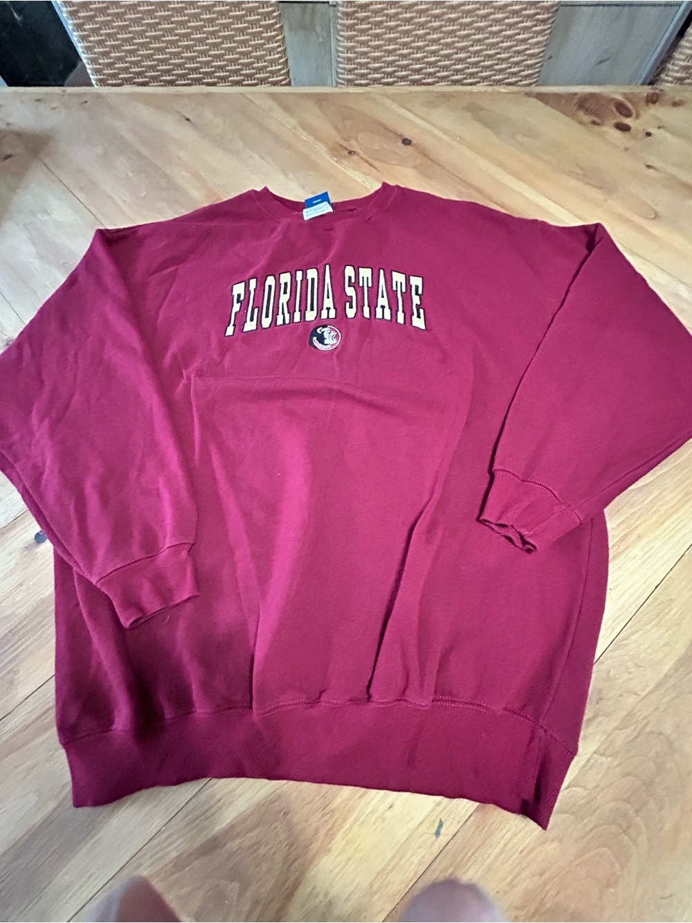 Men’s Crewneck Florida State Sweatshirt - Garnet